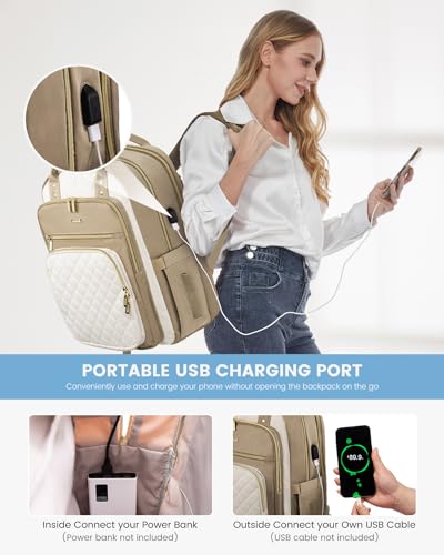 Image of LOVEVOOK Laptop Backpack for Women with Laptop Compartment,Fits 17 inch Laptop