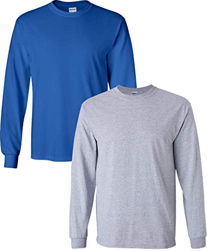 Image of Gildan Men's Ultra Cotton Long Sleeve T-shirt, Style G2400