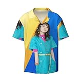 May'N (メイン)中林芽依 (1)男性キューバ半袖は快適で柔らかく縮みにくい