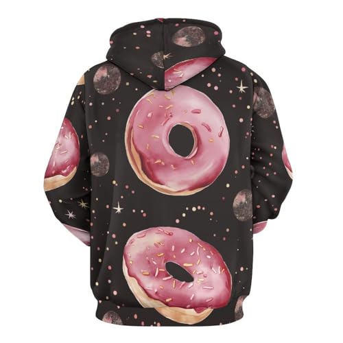 Sweatshirt Pullover Beignet Étoile Planète pour Homme et Femme S - 4