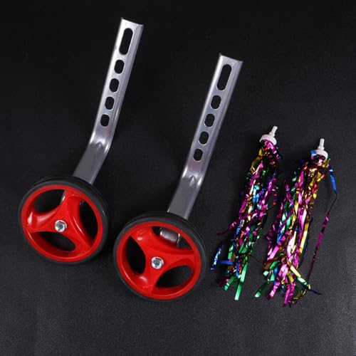 GARVALON Ruedas de Entrenamiento para Bicicleta juego con cinta Ajuste Universal para bicicletas de 12-20 pulgadas para balance y seguridad color aleatorio miniatura 6