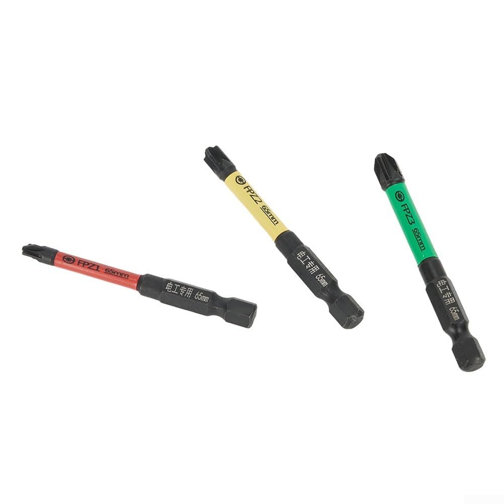 Isolato per cacciavite a croce speciale per elettricisti, magnetizzato, lunghezza 65 mm, acciaio legato, FPZ1 (4 5 mm), FPZ2 (5 5 mm), FPZ3 (7 mm)