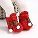 Ohwawadi Baby Christmas Booties Slippers Infant Boys Girls Cartoon Warm Shoes Soft Newborn Crib Footwear Sock Shoes First Walkers