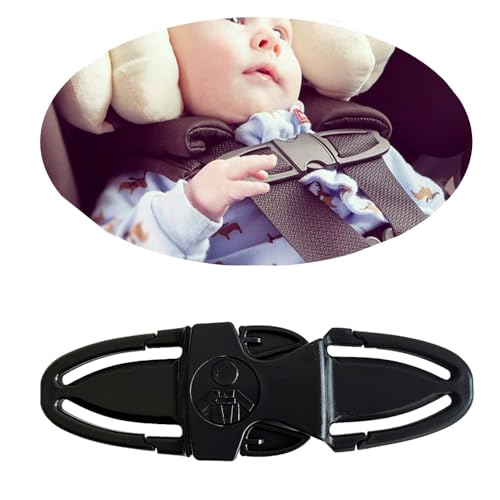 Image of Child Car Seat Chest Harness Clip Universal Buckle Guard for Baby Stroller