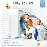 Rohi 7.5 Tog Cot Bed Duvet and Pillow Set – Microfibre Anti-Allergy Toddler Duvet & Pillow – Lightweight, Breathable & Ultra Comfy Baby Quilt 120cm x 150cm - Image 6