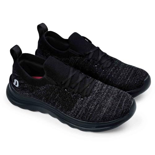 Image of DOCTOR EXTRA SOFT Men's Running & Walking Shoes Lightweight Comfortable Slip-On Sports Sneakers with Memory Foam Cushion, Breathable Knitted Upper, Anti-Slip Sole Flexible Gym Training Shoes D-2013