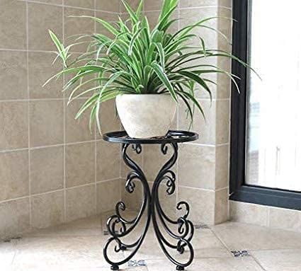 PREDELLA Plant Stand vase Type Flower Pot Stand for Balcony Living Room Outdoor Indoor Plants Plant Holder For Home Decor (Black) (B0BBBQT5PF) Amazon Price History, Amazon Price Tracker