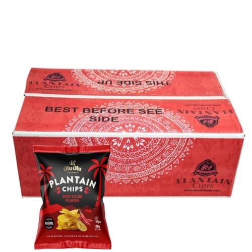 Olu Olu Plantain Chips Chilli 60g I Box of 24