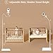 EYSAFT Baby Monitor Floor Stand Holder Mount Compactible for Nanit Pro & Flex Stand,Infant Optics DXR-8 Pro,VTech VM901/VM819/RM7764,Momcozy,HelloBaby,eufy E110,nooie IPC100,Motorola VM75/VM50G/VM44