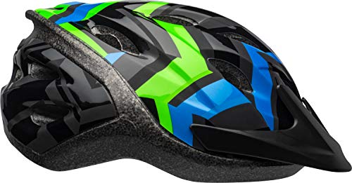 Bell Axle Youth Bike Helmet, Black/Force/Krypto Shifter #TOP6