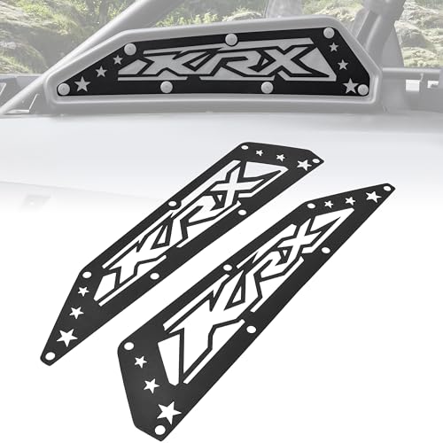 SAUTVS Aluminum Air Intake Cover Grill for Kawasaki Teryx KRX KRX4 1000 2020-2026 Accessories Black Metal Mesh Engine Side Vent Inlet Protection Cover Bezel Enhanced Airflow & Durability(2PCS)
