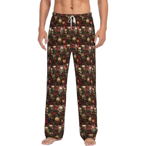 Pantalon de pyjama homme tête de mort pour en finir avec les nuits inconfortables