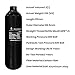 TUXING 4500Psi Carbon Fiber Air Tank 1.1L 67Cu in 1100cc Pcp HPA Bottle,Gas Cylinder,Paintball Hunting for PCP Air Rifle Gun Daystate and FX Thread M18 * 1.5 (Dual Pressure Gauge Valve)