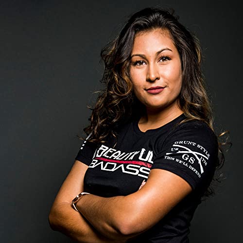 Grunt Style Beautiful Badass - Women's T-Shirt (Black, Large) #TOP3