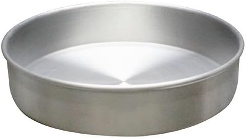TrueCraftware - Bandeja de aluminio para hornear pasteles de 12 x 2 pulgadas, 0.035 in - Utensilios para hornear pasteles para tartas de capa de