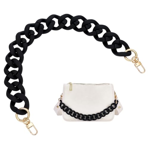 PH PandaHall 2pz Catene per Borsa in Acrilico Nero 45cm