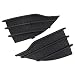 Gearzaar Front Bumper Grille & Fog Light Cover Trims For Ford Escape 2013-2016 – Black ABS Plastic, Direct Fit