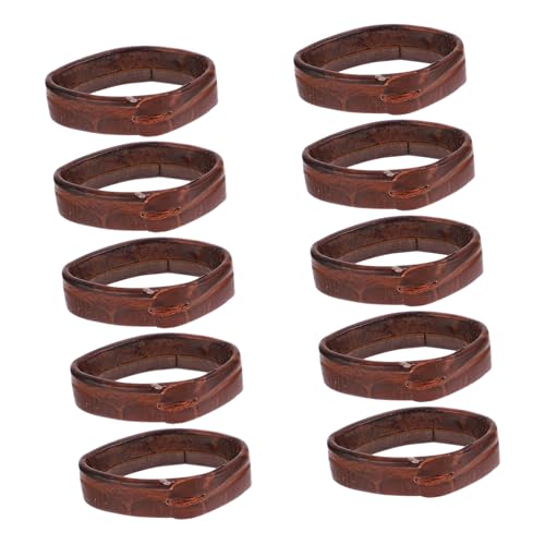 TINEASUR 10piezas Bisel Presilla Para Correa De Reloj Bisel Presilla De Cuero Para Correa De Reloj Para De Para Reemplazo De De