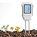 Produktbild 3 in 1 Bodenmessgerät, PH Wert Messgerät Boden,Digitales Bodentester Feuchtigkeitsmessgerät mit Temperatur/Feuchtigkeit und Hintergrundbeleuchtung für Gartenarbeit, Landwirtschaft, Outdoor Pflanzen