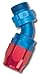 Russell 612210 Full Flow Swivel Dry Sump Hose End #10 45-Deg X 1 1/16-12
