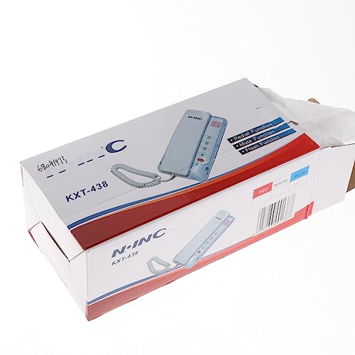 MERISHOPP-Mini-Wall-Phone-Corded-Powered-by-Telephone-Line-for-Hotel-Family-Blue-Consumer-Electronics-Home-Telephones-Accessories-Corded-Telephones