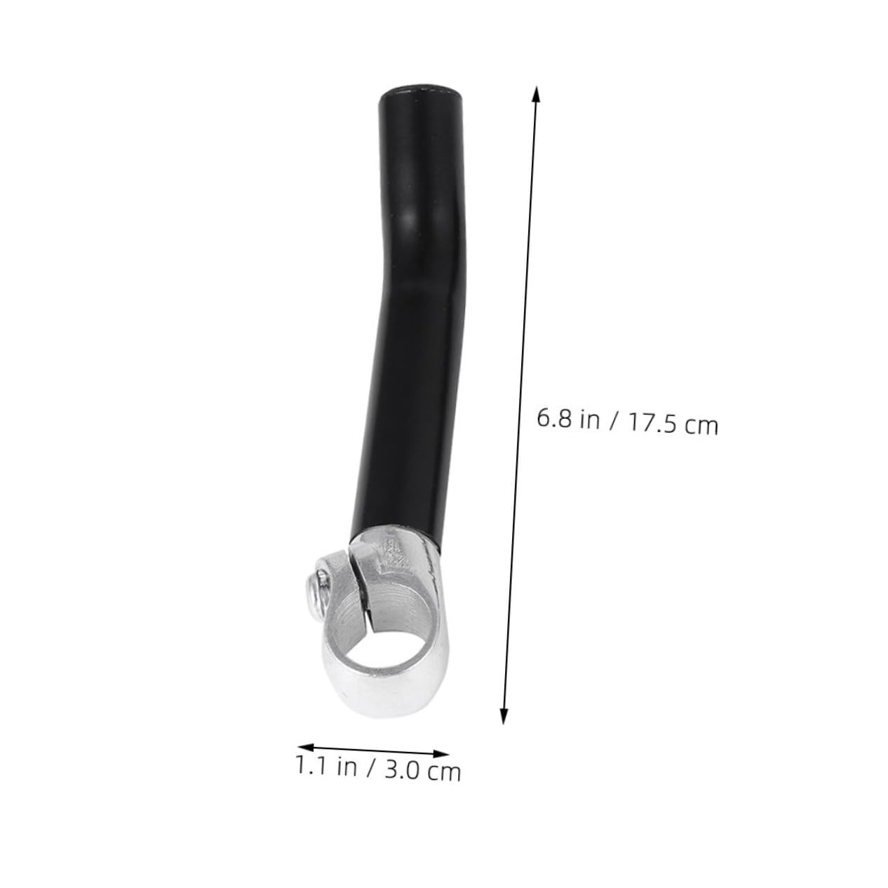 Embouts de Guidon Noir 4 Pièces en Alliage D’Aluminium pour Vélo