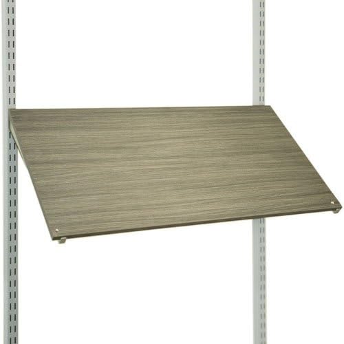 Organized Living freedomRail Pre-Drilled Shoe Shelf Size: 30" x 14", Color: Driftwood