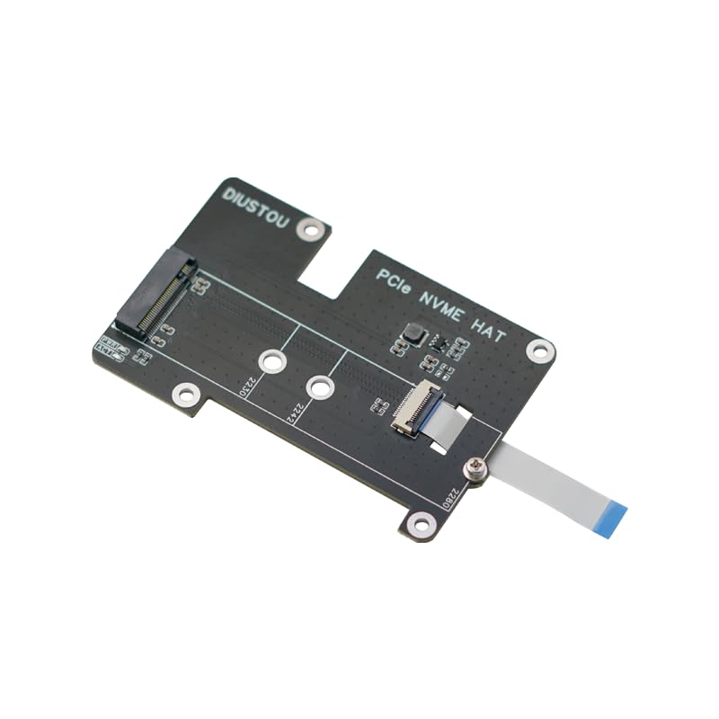 PCI-E NVME HAT pour Raspberry Pi 5 avec support SSD M.2 pour stockage haute vitesse