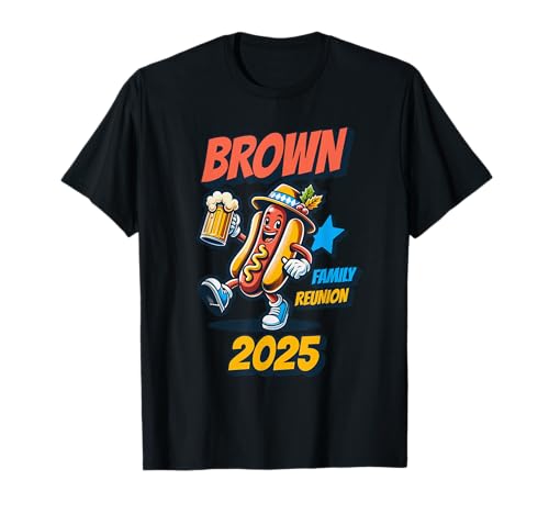 Brown Family Reunion 2025 - Verano personalizado a juego Camiseta