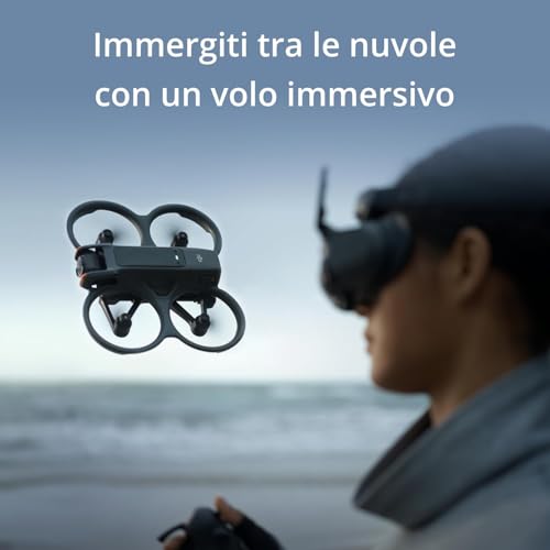 Avata 2 Fly Smart Combo (tre batterie), drone FPV con fotocamera 4K, esperienza immersiva, paraeliche integrati, FOV da 155°, drone con fotocamera con Goggles N3 e RC Motion 3 - Gadget - Immagine 2