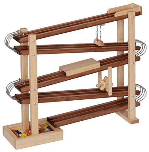 Furniture Barn USA Marble Flyer, Walnut and Natural Maple