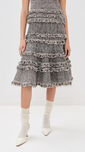 Ulla Johnson Women's Andi Knit Tweed High Waist Skirt2