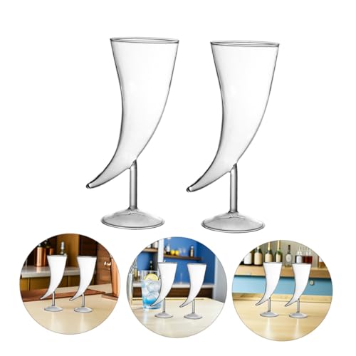 Verres à vin design en corne élégants pour une table d'exception - 7