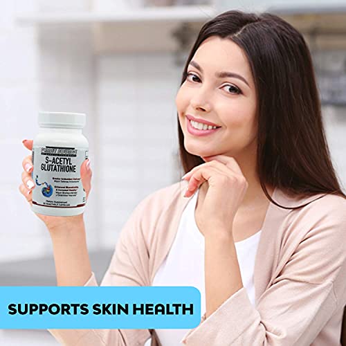 Planet Source S-Acetyl Glutathione (Food Grade) Supplement - Best Detox - Supports Healthy Aging, Liver Detox, and Cell Function - High Absorbtion Small Vegetarian Capsules - Image 4