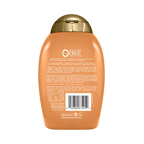 Ogx Strength Length + Golden Turmeric Shampoo With Milk To Soothe Scalp Nourish Hair Ayurveda Sulfatefree Surfactants For Stronger Longer Hair, Coconut, 13 Fl Oz #TOP2