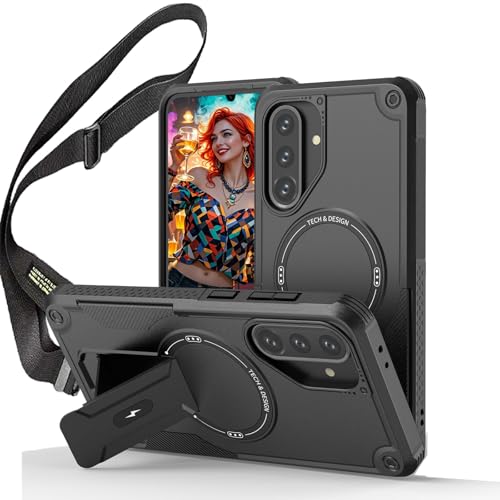 Coque Samsung A26 avec bandoulière réglable pour voyager l'esprit libre
