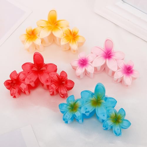 Pinzas para cabello flores 4 piezas para mujer miniatura 6