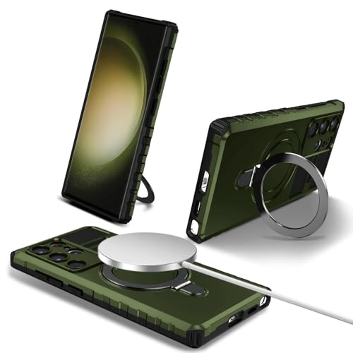Coque Samsung S25 Ultra silicone vert rigide pour éviter les chutes du téléphone