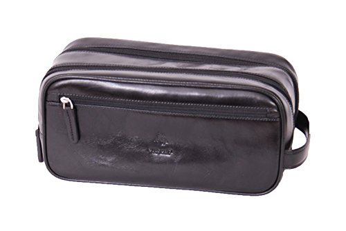 Trousse de toilette Homme noir petit sac de voyage cosmétique A1 FASHION GOODS