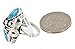 Handmade Certified Authentic Navajo .925 Sterling Silver Natural Turquoise Native American Ring Size 9 1/2