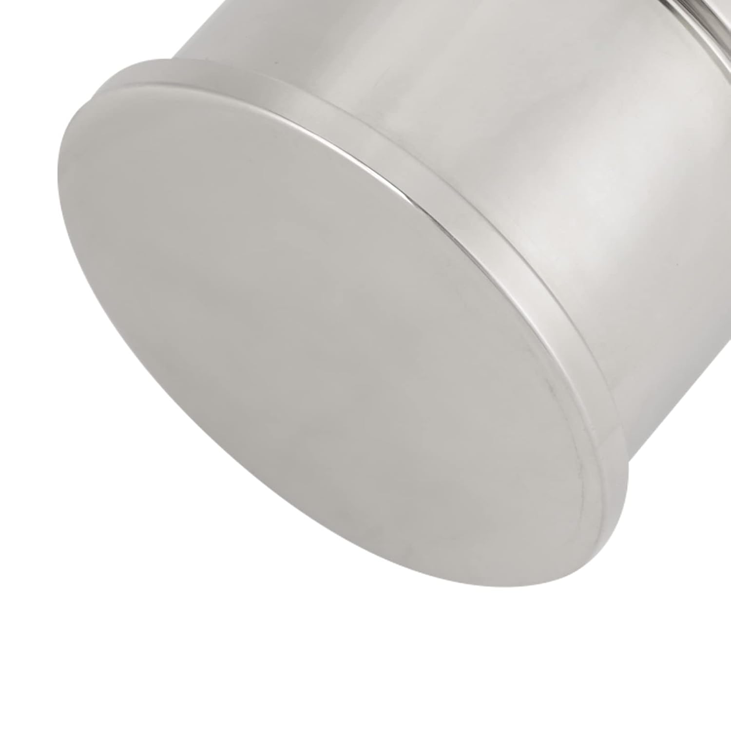 Stainless Steel Leather Press Tool, Metal Paperweight, Easy to Hold Silver Heavy Weight Leather Working Tool for DIY Leathercraft Pressed Edge Project