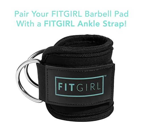 Image of FITGIRL - Squat Pad and Hip Thrust Pad for Leg Day, Barbell Pad Stays in Place Secure, Thick Cushion for Comfortable Squats Lunges Glute Bridges, Olympic Bar and Smith Machine