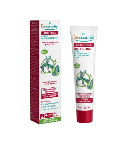 Puressentiel - Anti Pique - Crème Multi-Apaisante - Piqûres d'insectes et de végétaux - Actif 100% d'origine naturel - Effet Frais - Calme démangeaisons et irritations - 40 ml