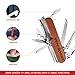Swiss Eagle Premium Quality Knife Classic Multi Tool Pocket Knife for Men - Packs 15 Tools In Your Pocket - navaja suiza
