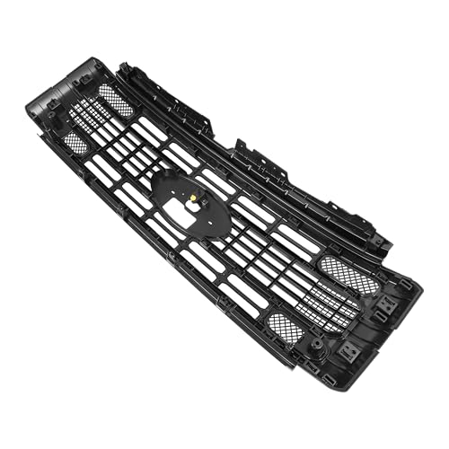 ALMULOO Front Bumper Grill Compatible with 2023-2025 Ford F250 F350 F450 F550 Super Duty Grille Assembly Black Painted Plastic(ABS) Replacement for PC3Z8200AB FO1200728 by ALMULOO - Image 9