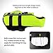 PETLESO Dog Life Jacket, Dog Life Vest Inflatable Adjustable for Swimming Surfing Boating, Green S