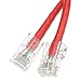 Cable Central LLC Cat5e Red Copper Ethernet Patch Cable, Bootless, POE Compliant, 50 Feet