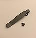 Titanium Deep Carry Pocket Clip for Spyderco Folding Knives