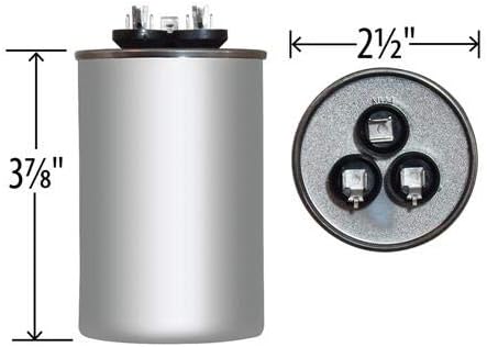 TRANE OEM CPT00692 / CPT-0692 30 + 7.5 x 440 Dual Round Capacitor