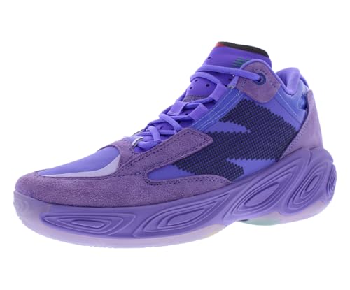 New Balance Fresh Foam BB V2 Tênis masculino, Indigo/Castlerock elétrico, 40